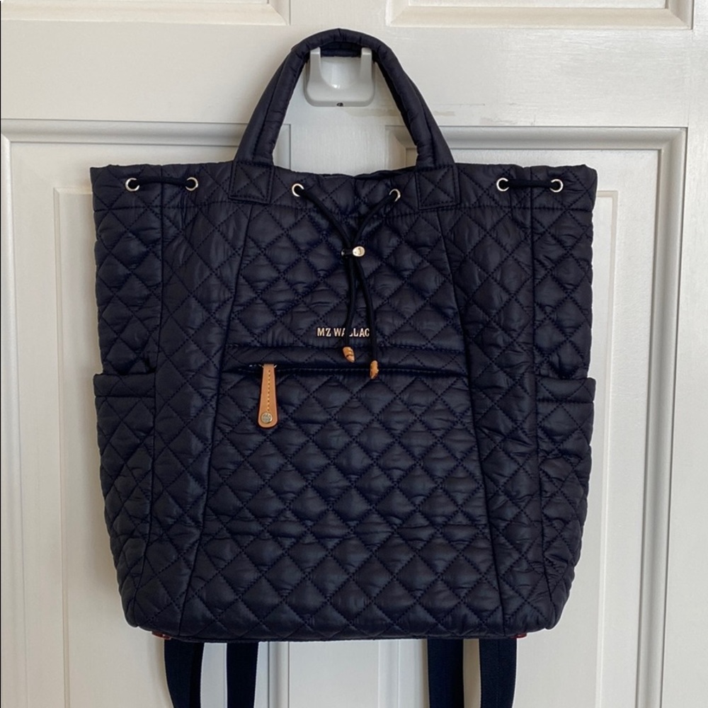 MZ Wallace Metro Convertible Backpack, Dawn Blue